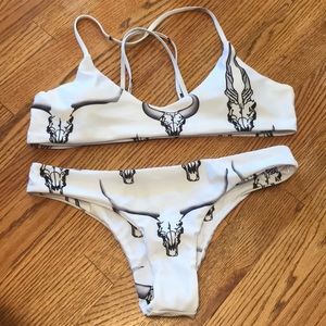 Trendy Animal Two Piece Swimsuit